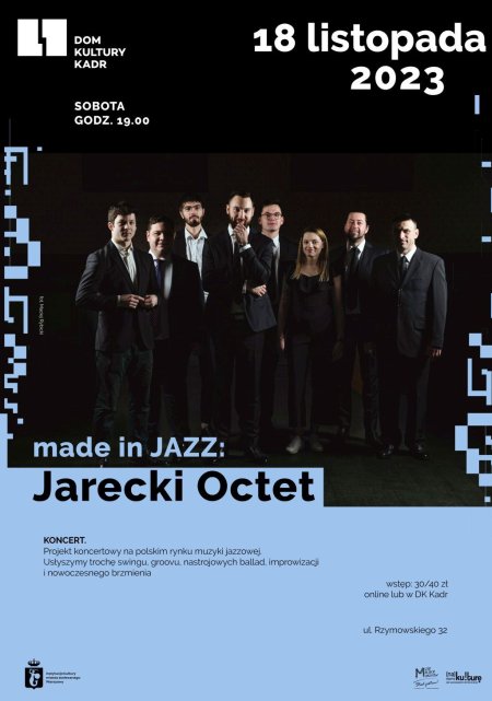 made in JAZZ: Jarecki Octet - koncert