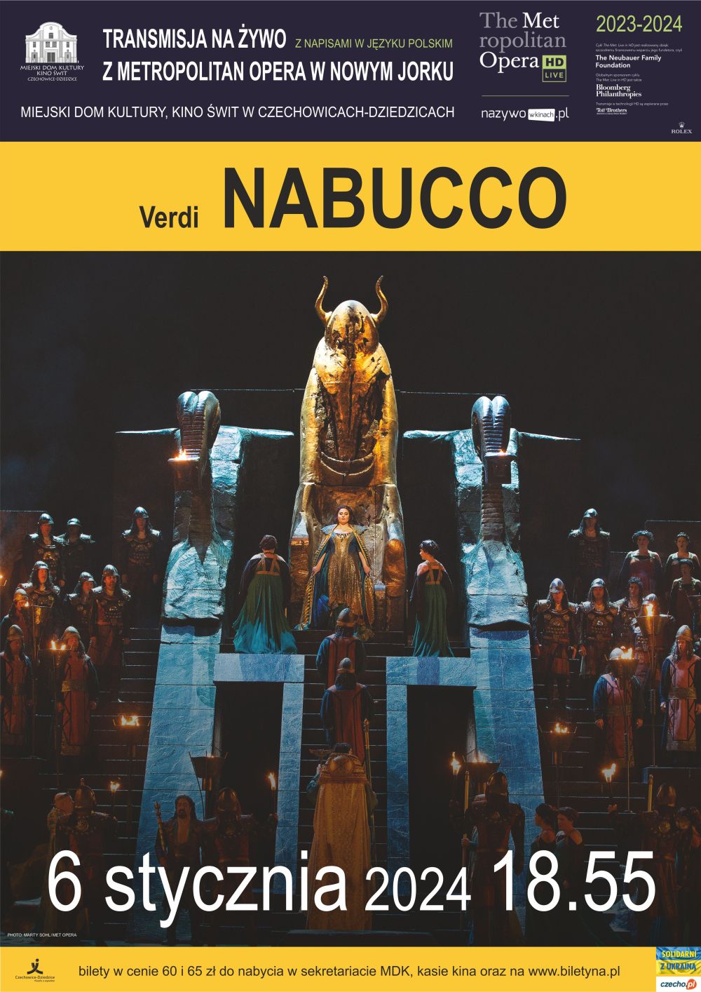 MET Nabucco. Giuseppe Verdi Bilety Online, Opis, Recenzje 2024