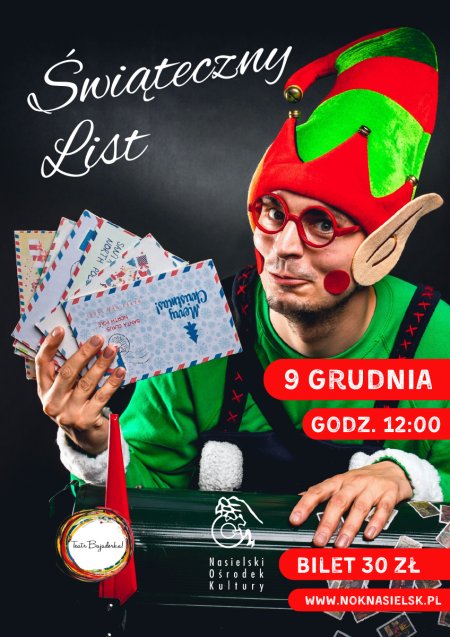 Świąteczny list - Teatr Bajaderka - spektakl