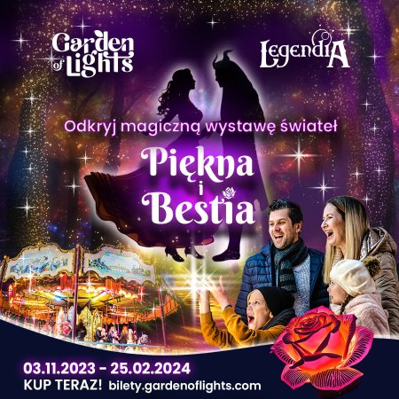 Garden Of Lights, Chorzów - Piękna i Bestia - wystawa
