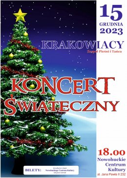 Zespół Pieśni i Tańca KRAKOWIACY – koncert świąteczny - koncert