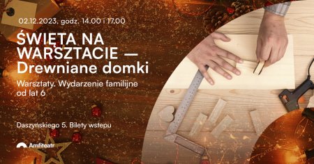 ŚWIĘTA NA WARSZTACIE: Drewniane domki - dla dzieci