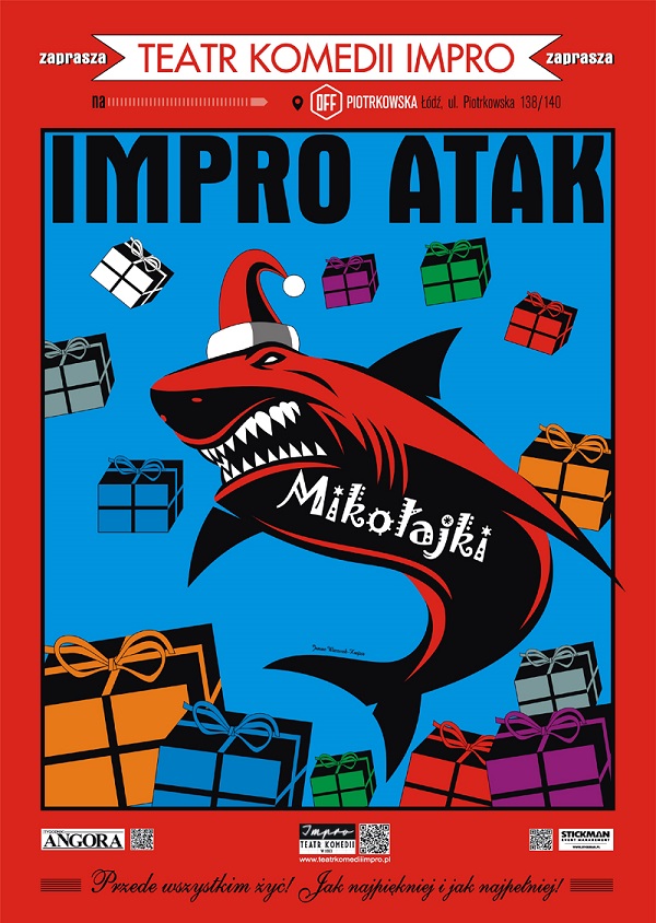 Plakat Mikołajkowy IMPRO Atak! 231029