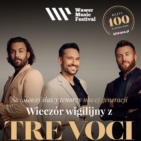 Wieczór wigilijny z Tre Voci - koncert