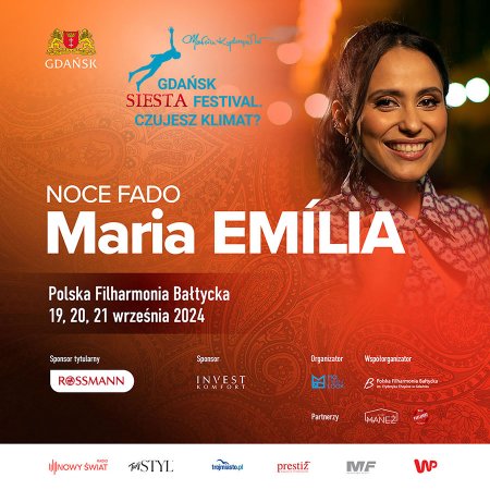 Maria Emilia: Noce Fado - Gdańsk Siesta Festival. Czujesz Klimat? - koncert