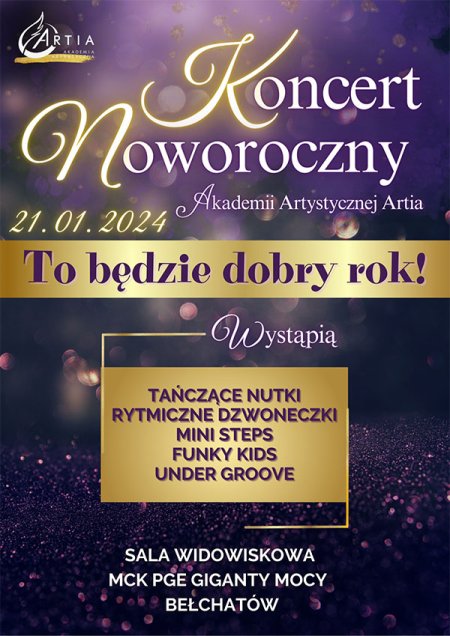 ARTIA Akademia Artystyczna - Koncert Noworoczny 2024 - Bełchatów - koncert