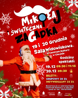 Spektakl teatralny „Mikokołaj i świąteczna zagadka” - dla dzieci