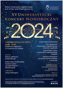 XV Uniwersytecki Koncert Noworoczny - koncert