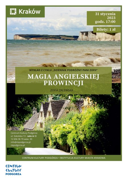 Dziennik Podróżny Pani Zofii „Magia angielskiej prowincji” - inne