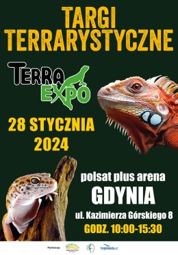 Pomorskie Targi Terrarystyczne Terra Expo  Gdynia 28 stycznia Polsat Plus ARENA GDYNIA - targi