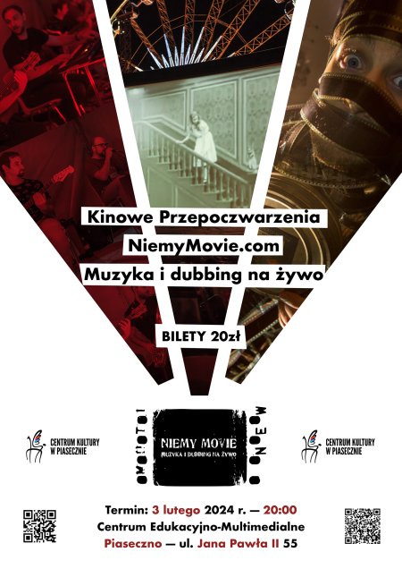 „Kinowe Przepoczwarzenia” NIEMY MOVIE czyli muzyka i dubbing na żywo - koncert