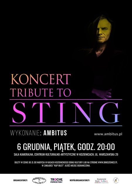 Koncert zespołu Ambitus pt. „Tribute to Sting" - koncert