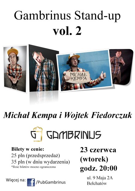 Gambrinus Stand-up vol. 2 - Michał Kempa i Wojtek Fiedorczuk - stand-up