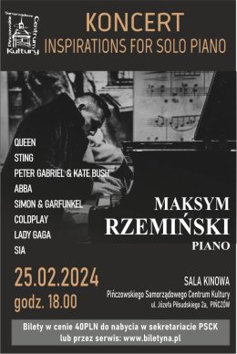 Maksym Rzemiński - Inspirations for solo piano - koncert