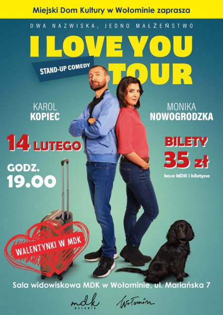 Walentynki w MDK Wołomin | I Love You Tour - stand-up