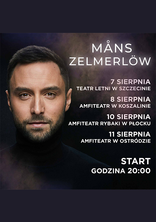 Plakat Mans Zelmerlow - Europejska Trasa Koncertowa Zwycięzcy Eurowizji 253617