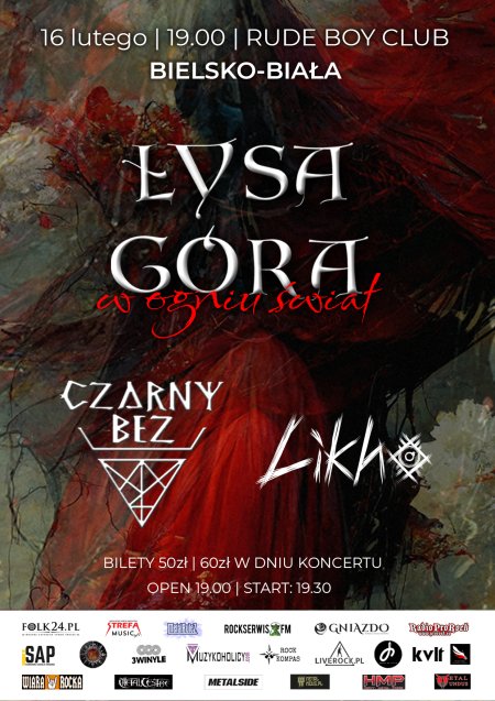 Łysa Góra x Czarny Bez x Likho - Bielsko-Biała - koncert