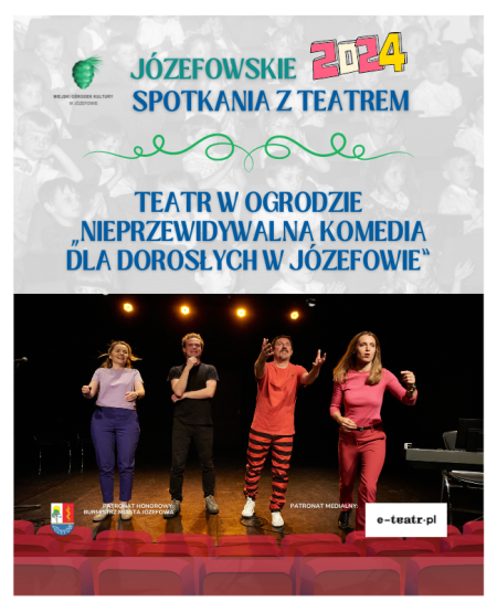 Teatr w ogrodzie - Nieprzewidywalna komedia dla dorosłych - spektakl