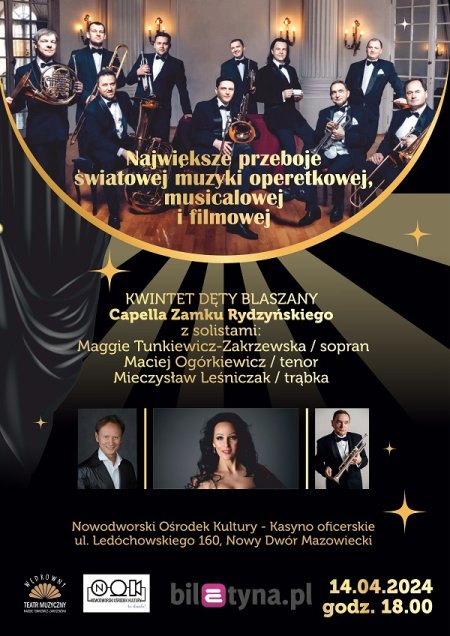 Największe przeboje światowej muzyki operetkowej, musicalowej i filmowej - koncert