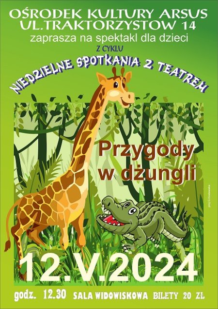 Bajka dla dzieci pt. "Przygody w dżungli" - dla dzieci