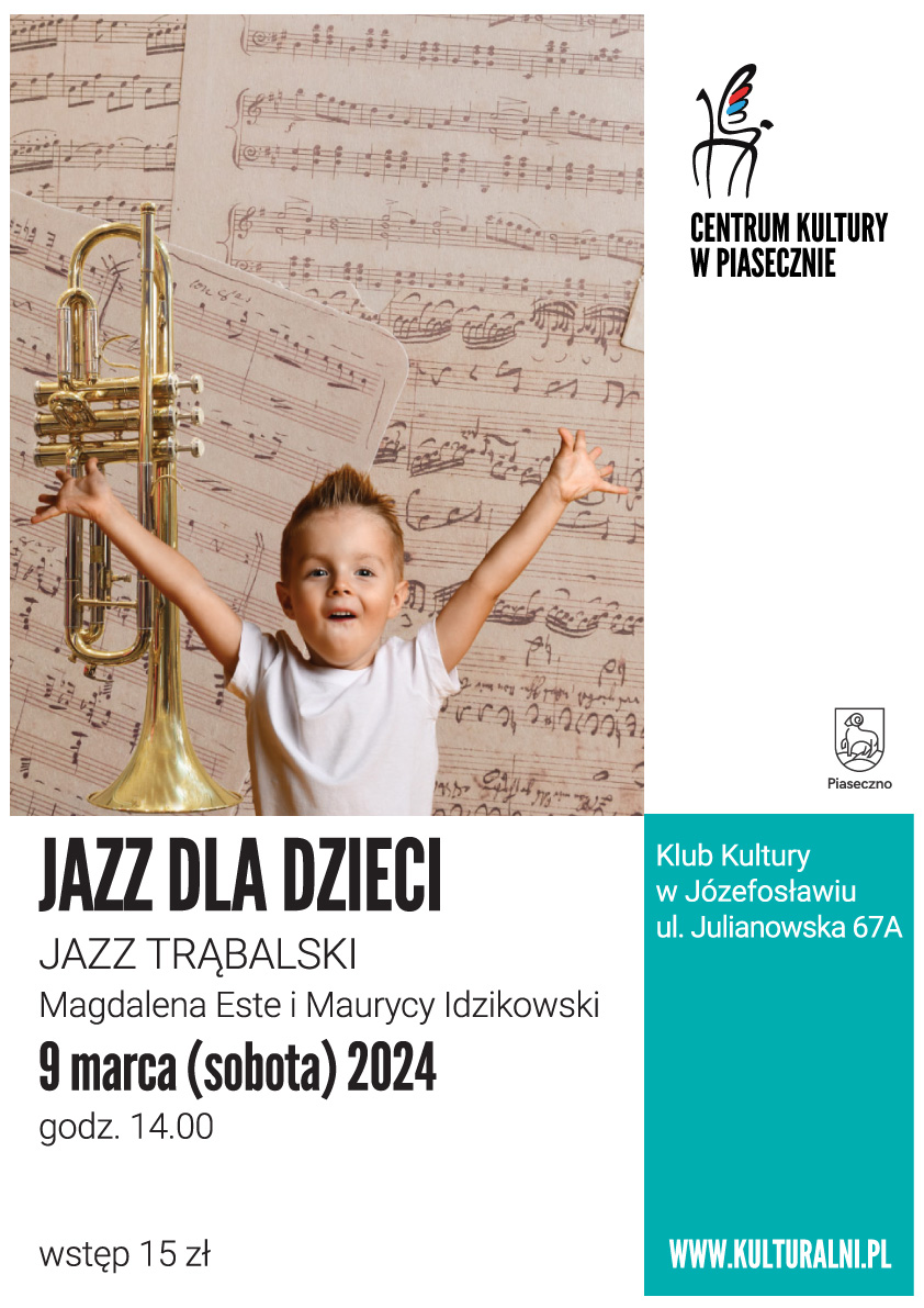 Plakat JAZZ DLA DZIECI jazz Trąbalski 262948