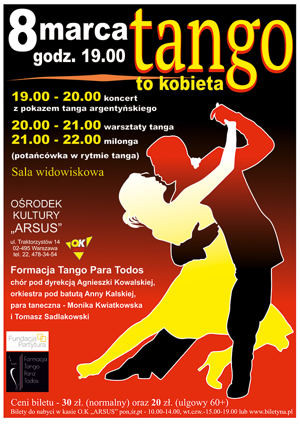 Plakat Formacja Tango Para Todos - Tango to kobieta 262943