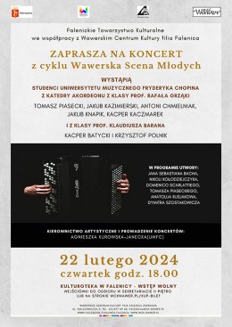 Wawerska Scena Młodych FALENICA - Koncert studentów Uniwersytetu Muzycznego - koncert