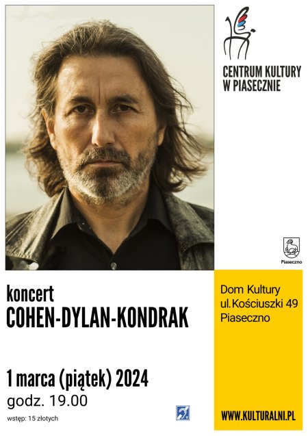 COHEN-DYLAN-KONDRAK - koncert