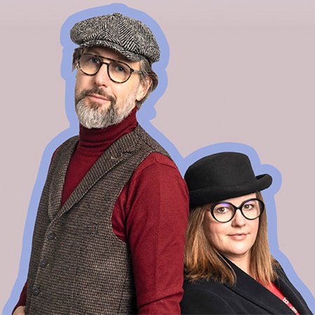 Podcast "Mówi się" - nagranie odcinka, Joanna Kołaczkowska i Szymon Majewski - kabaret