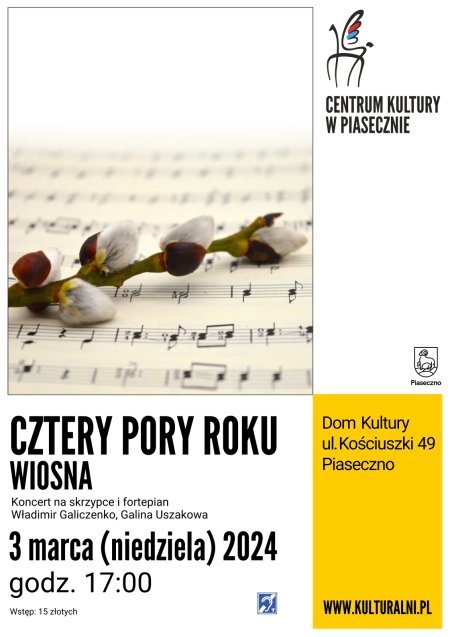 CZTERY PORY ROKU - WIOSNA - koncert