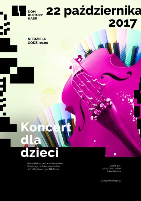 Koncert dla dzieci 22.X - koncert