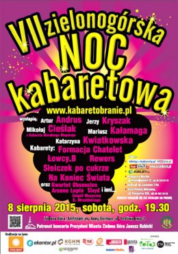 VII Zielonogórska Noc Kabaretowa, czyli Kabaretobranie 2015 na żywo z Polsatem - kabaret