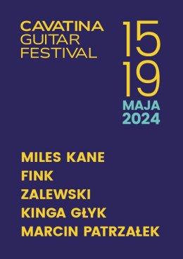 Cavatina Guitar Festival 2024 - Karnet - festiwal
