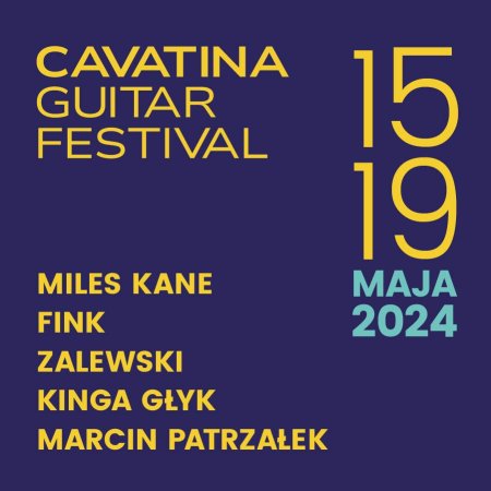 Cavatina Guitar Festival 2024 - Karnet - festiwal