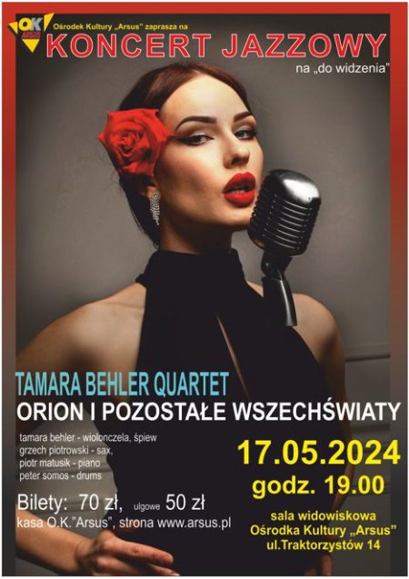 TAMARA BEHLER QUARTET - koncert