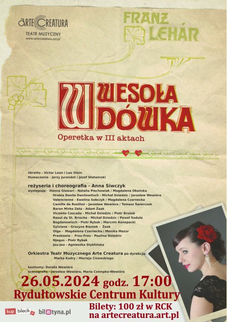 WESOŁA WDÓWKA - OPERETKA - spektakl