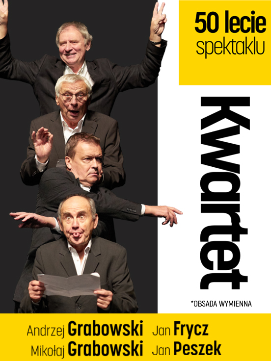 Plakat Kwartet - 50 lecie spektaklu 342223