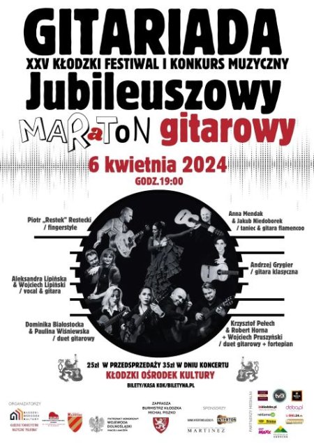 Jubileuszowy Maraton Gitarowy GITARIADA 2024 - koncert