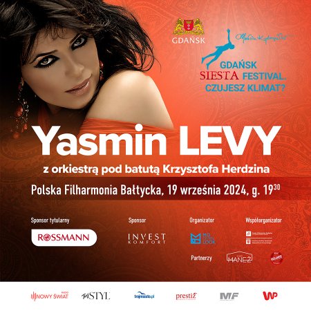 Yasmin Levy z Orkiestrą - Gdańsk Siesta Festival. Czujesz Klimat? - koncert
