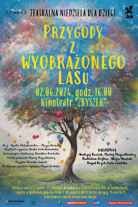 PRZYGODY Z WYOBRAŻONEGO LASU - TEATRALNA NIEDZIELA - spektakl