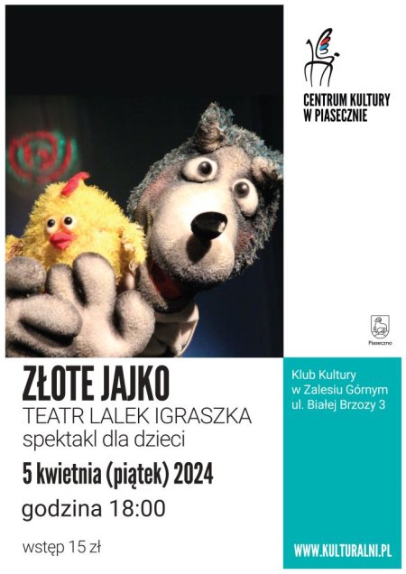 „ZŁOTE JAJKO” TEATR LALEK IGRASZKA - dla dzieci