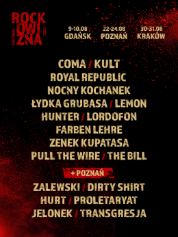 KARNET: 22-24.08.2024 Rockowizna Festiwal Poznań - festiwal
