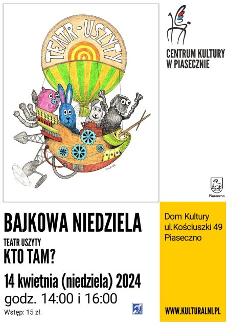 Bajkowa Niedziela - Teatr Uszyty - dla dzieci