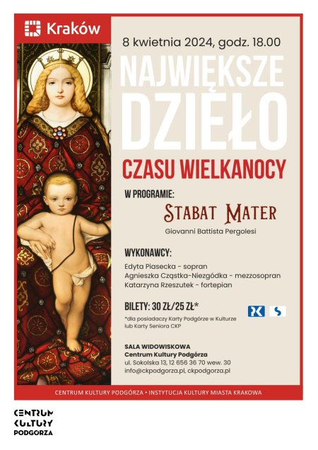 Koncert „Największe dzieło czasu Wielkanocy” - koncert