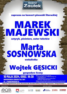 SCENA ZAUŁEK: Marek Majewski i Marta Sosnowska - koncert
