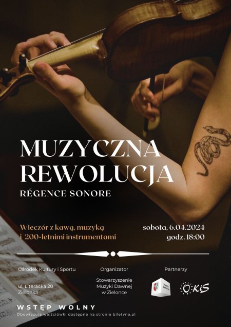 Koncert RÉGENCE SONORE "Muzyczna rewolucja" - koncert