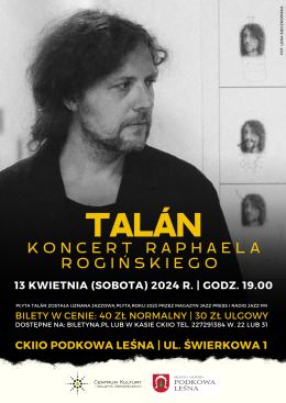 Talán - koncert Raphaela Rogińskiego - koncert