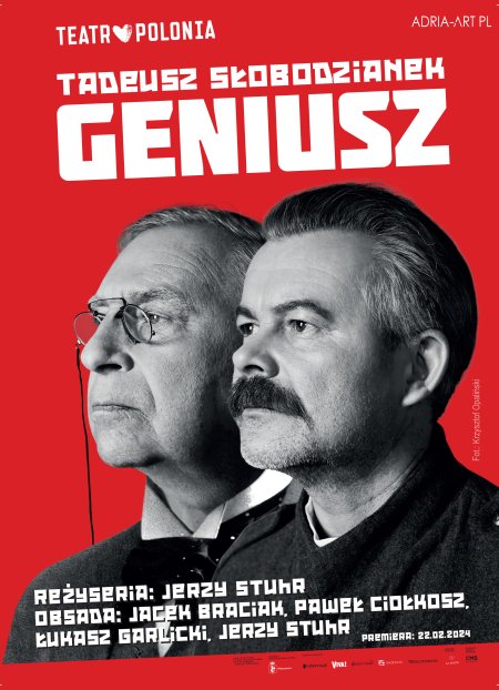 Geniusz - Jerzy Stuhr i Jacek Braciak w spektaklu Teatru Polonia - spektakl