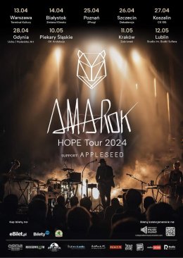 Amarok (support: Appleseed) - koncert