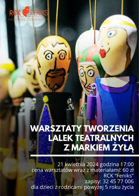 WARSZTATY TWORZENIA LALEK TEATRALNYCH - dla dzieci